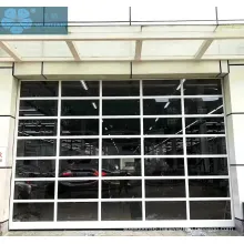 Full Clear Sectional Aluminium Glass Panel Garage Door